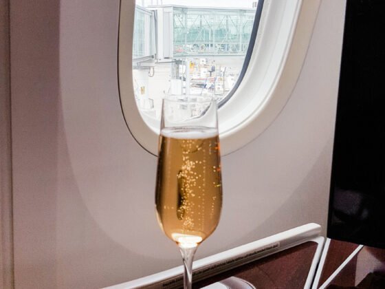 Qatar Airways 787 Oslo Business Class Product Seats Champagne Review