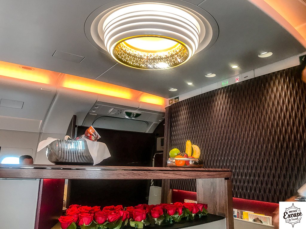 Qatar business class a380
