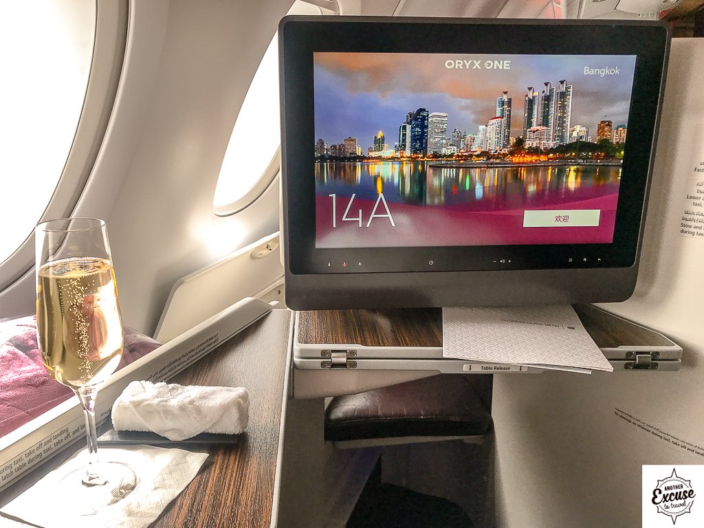 Qatar business class a380