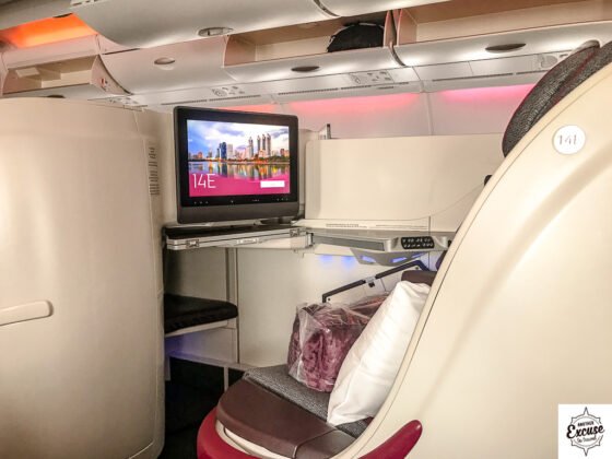 Qatar business class a380