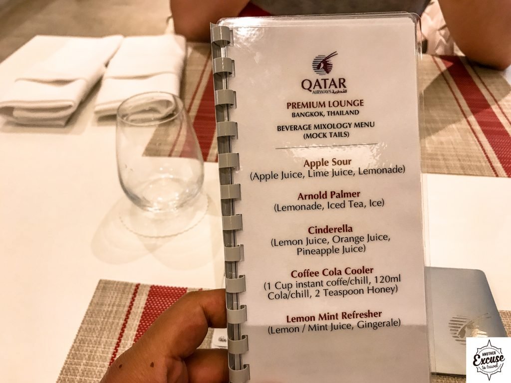 Qatar airways lounge Bangkok