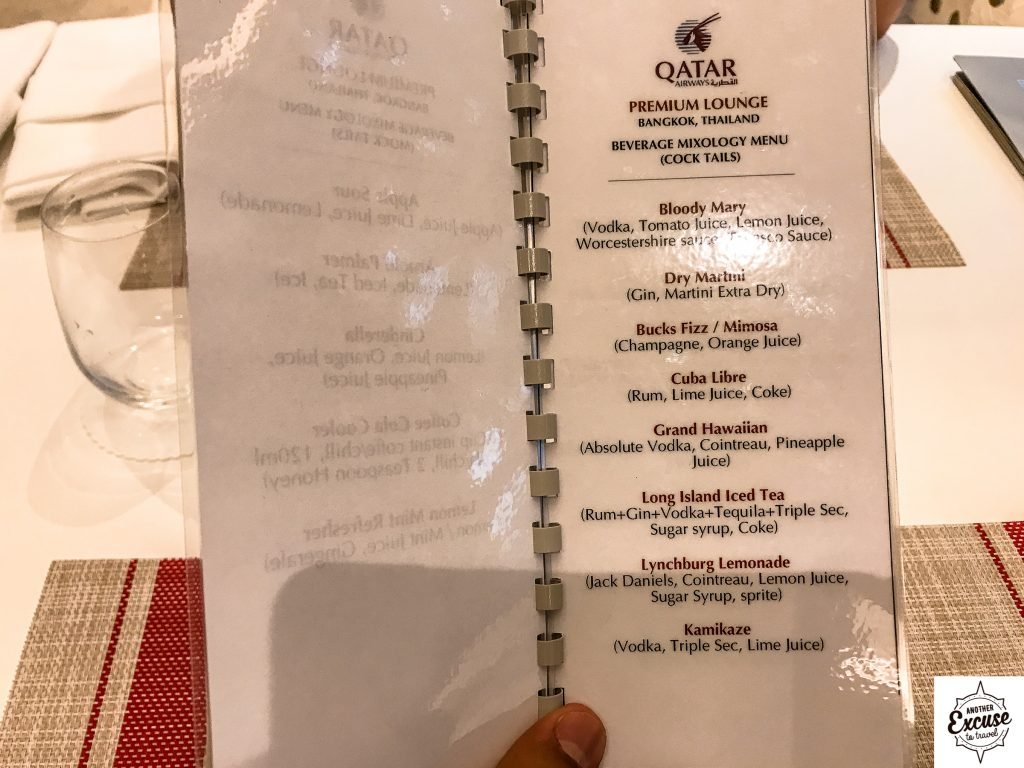 Qatar airways lounge Bangkok