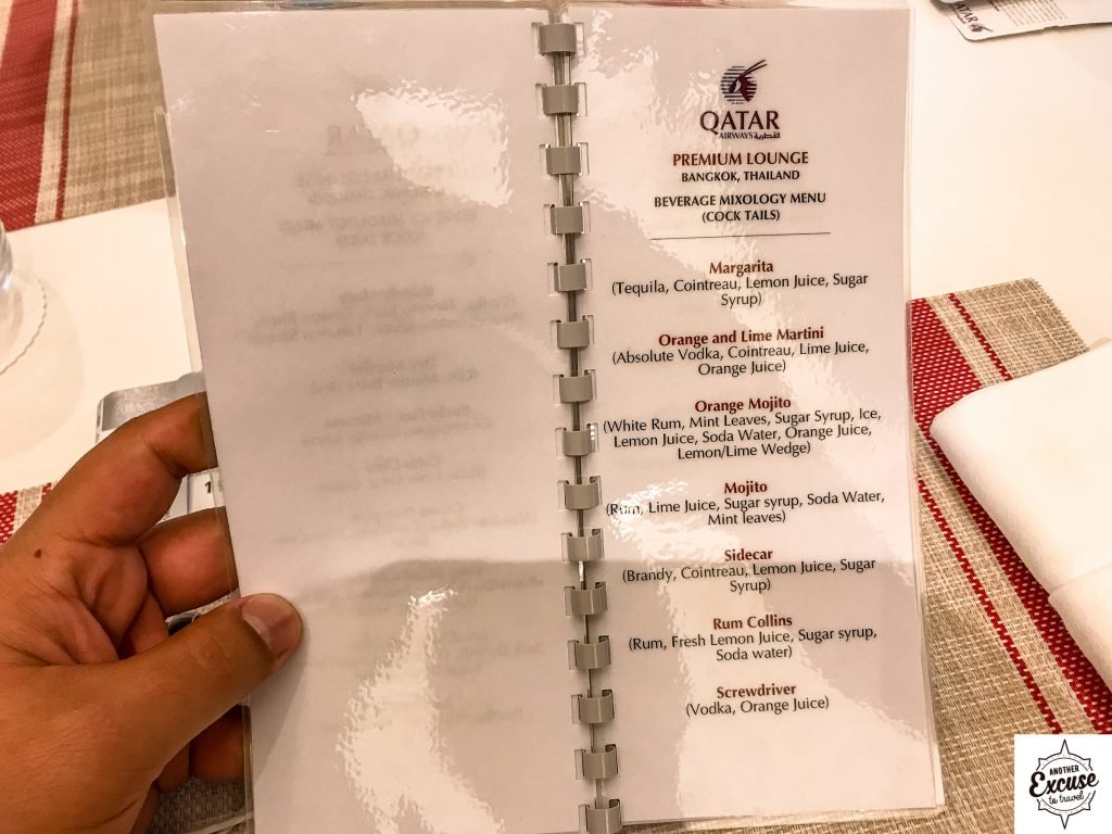 Qatar airways lounge Bangkok