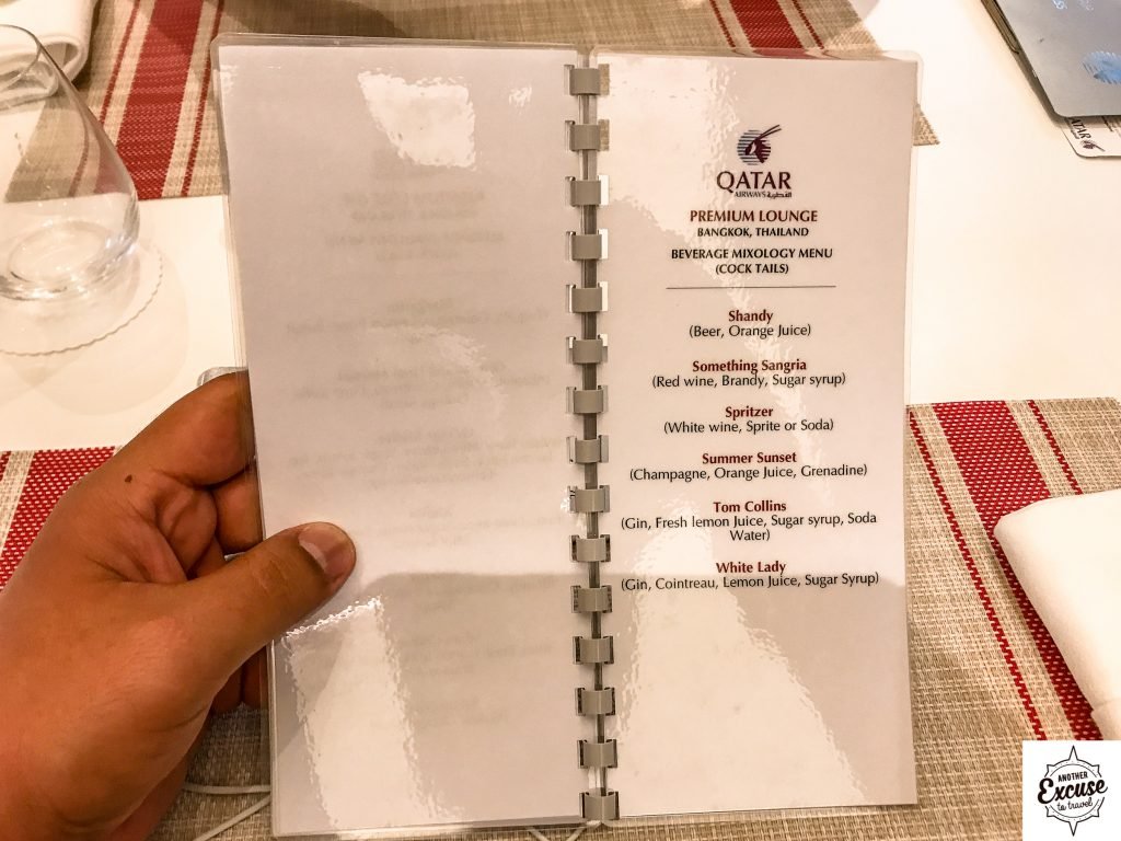 Qatar airways lounge Bangkok