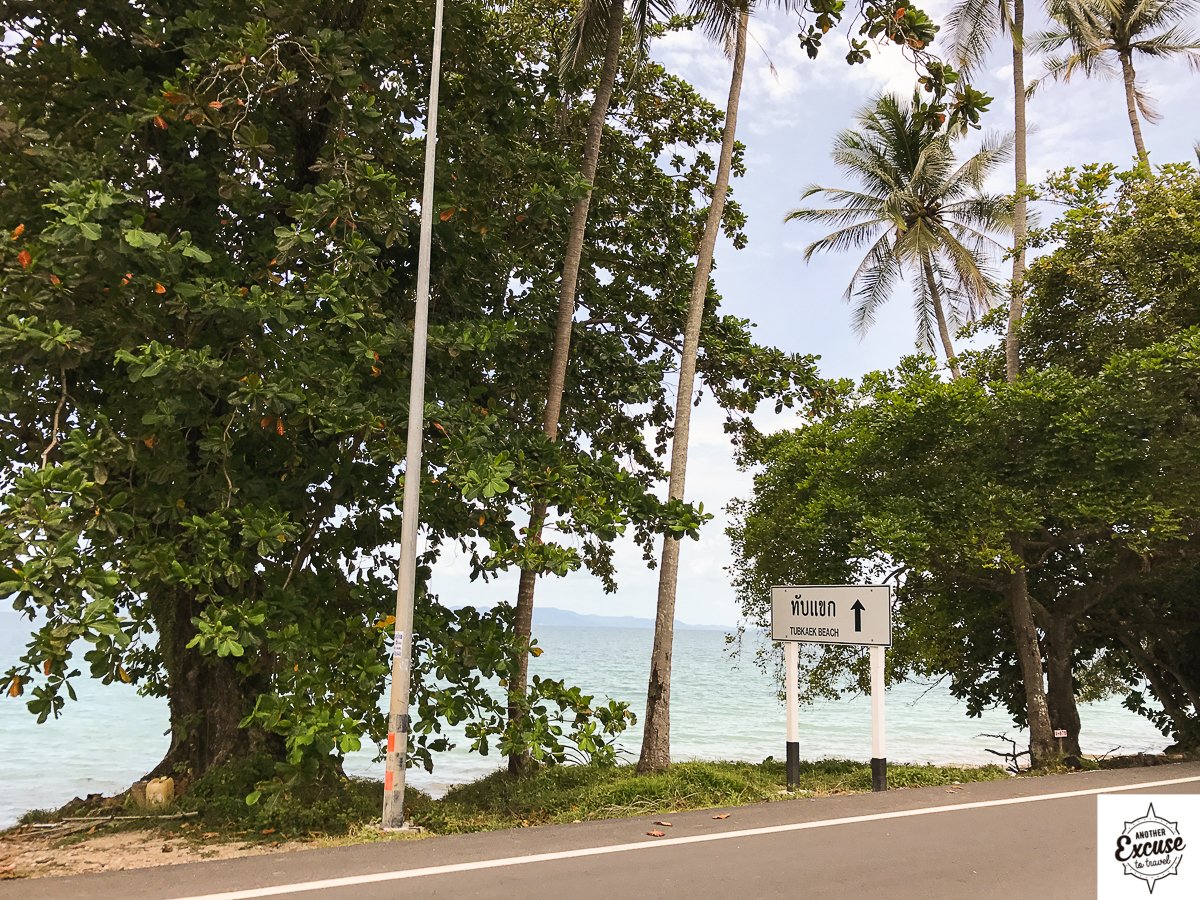 Krabi in August by the beach