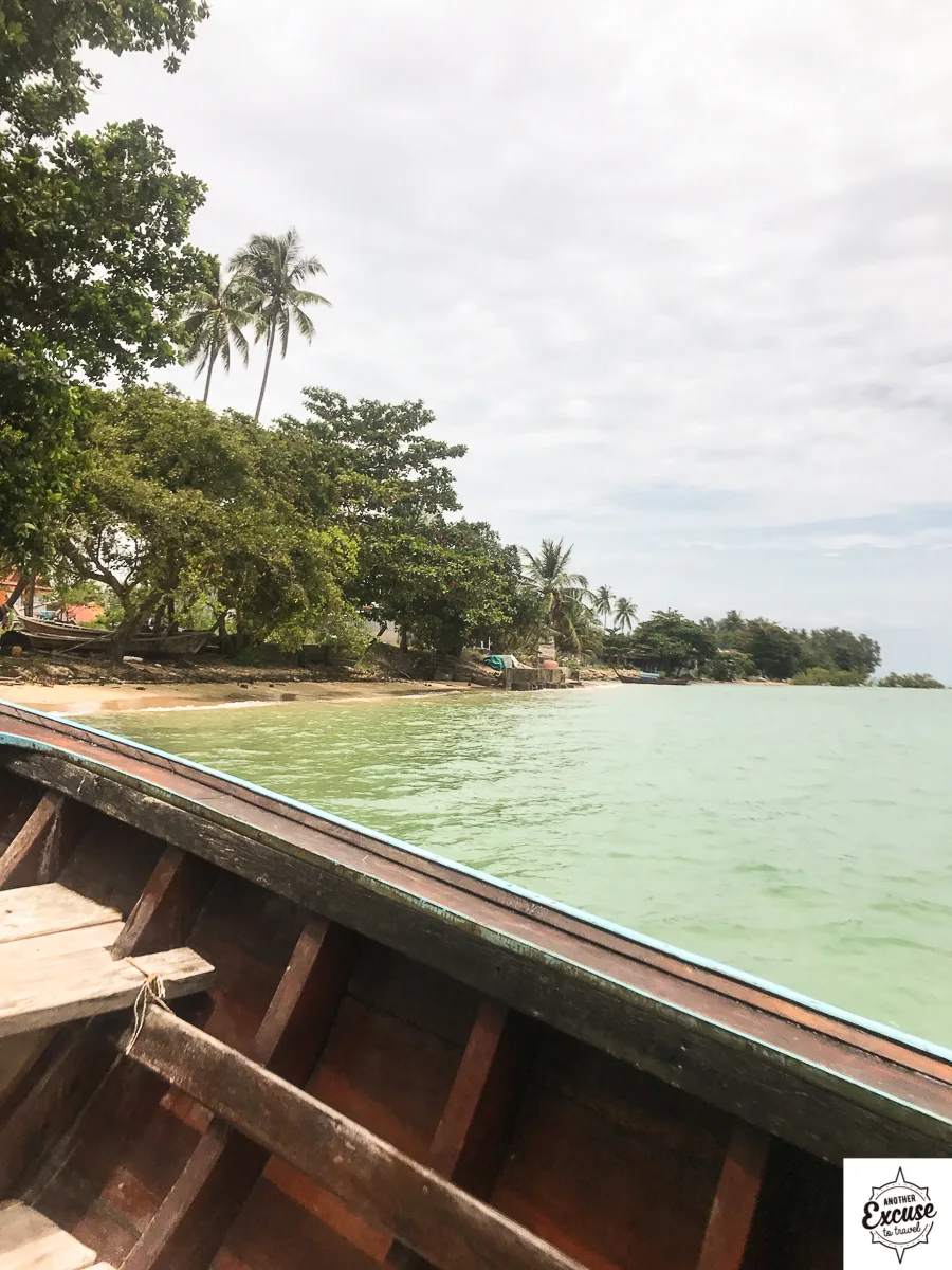 Krabi in August by boat