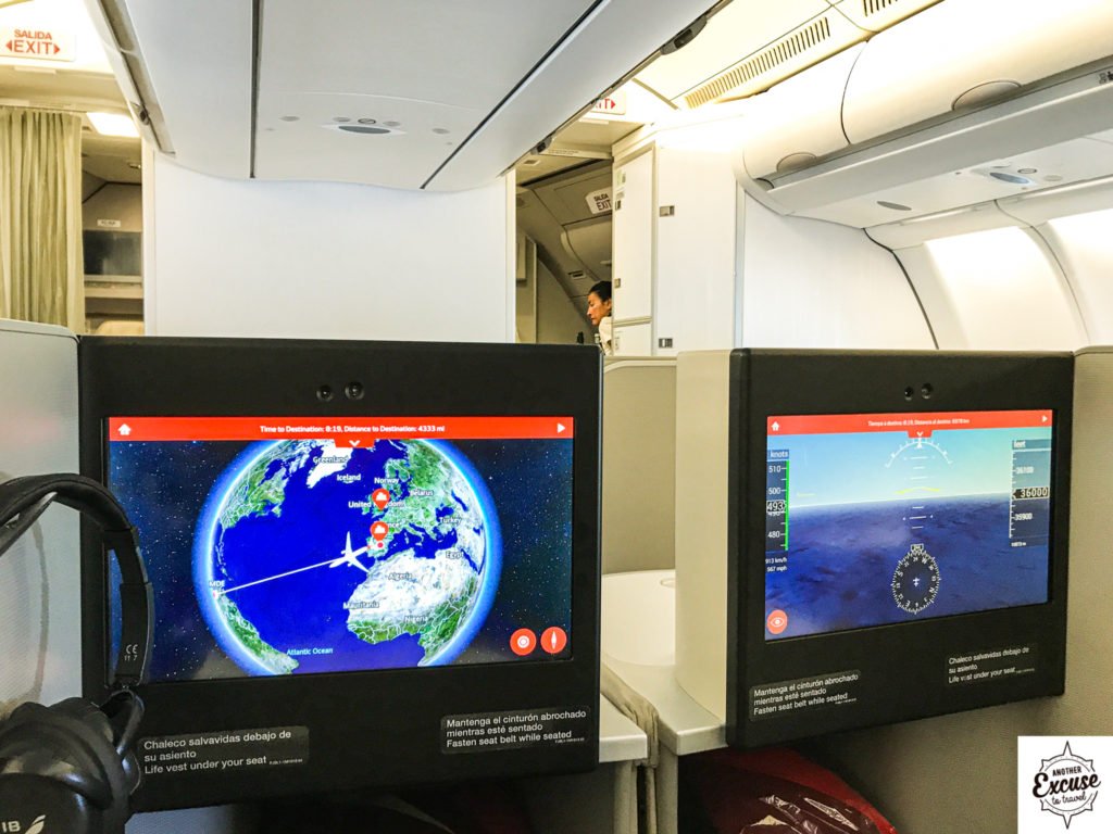Iberia a330 business IFE