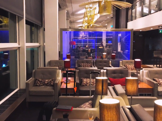 British Airways Club Lounge Gatwick Seating