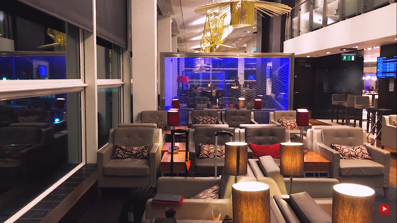 British Airways Club Lounge Gatwick Seating