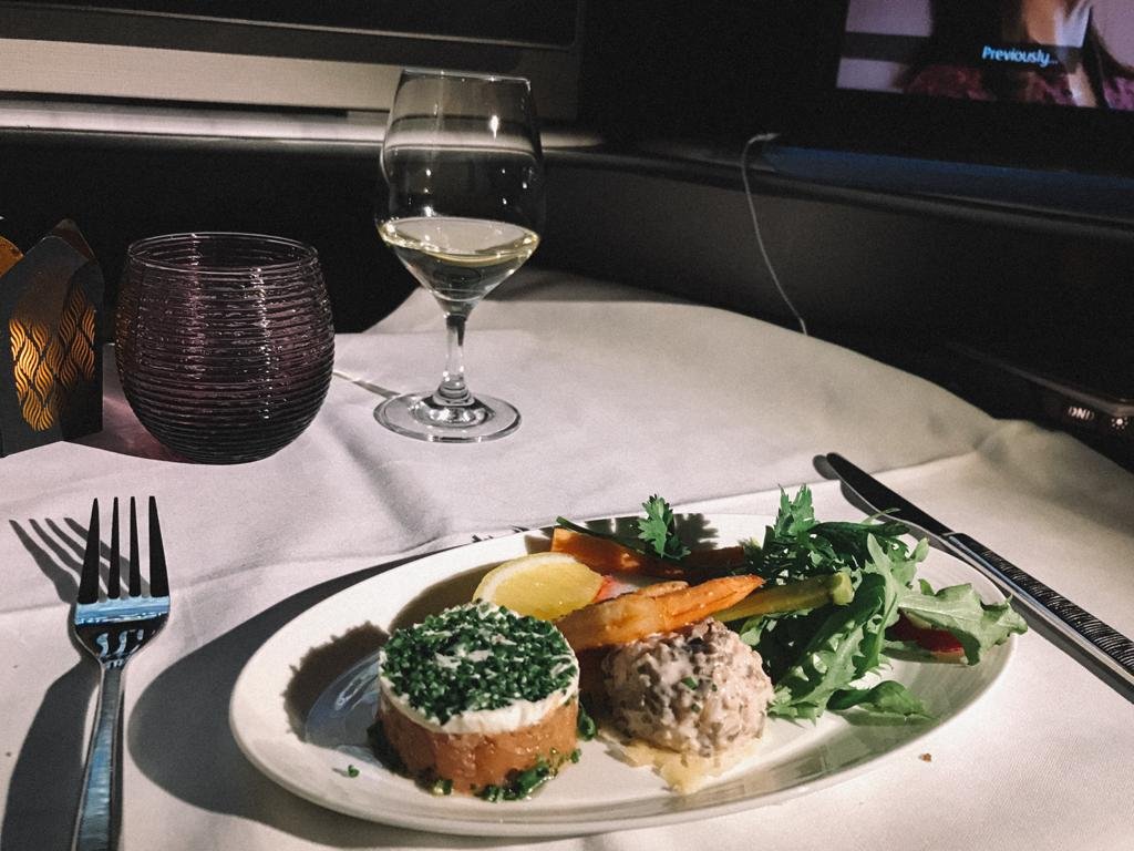 Qatar business class starter