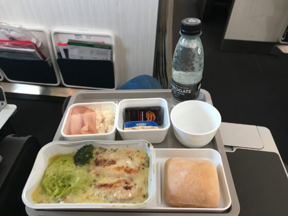 Cathay Pacific A350 Economy fish