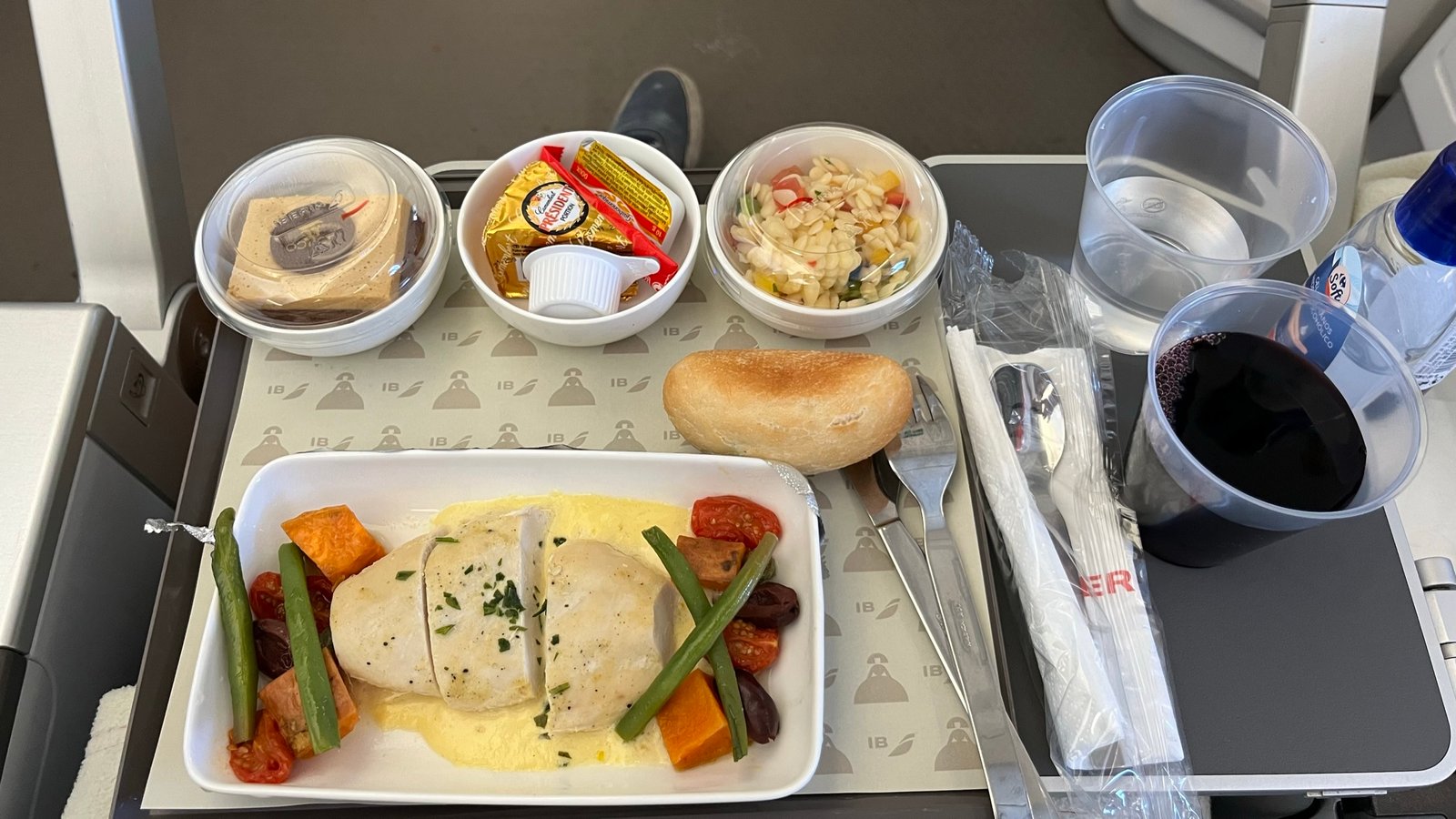 Iberia Premium Economy Meal