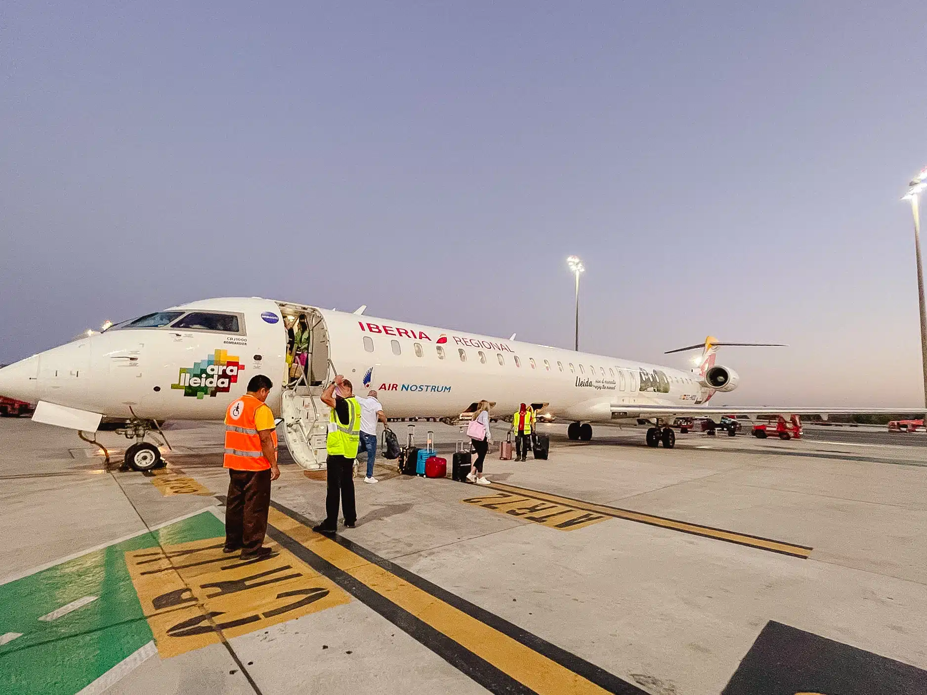 Picture of an Airnostrum aircraft