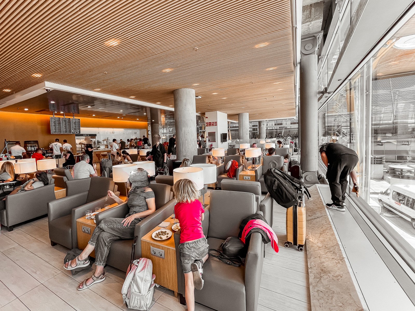 Plaza Mayor Madrid Lounge Interior View