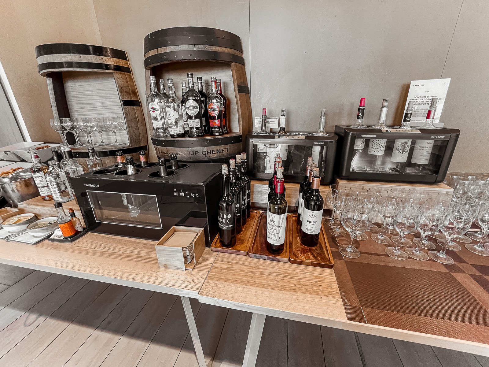 Wine and Drinks selection