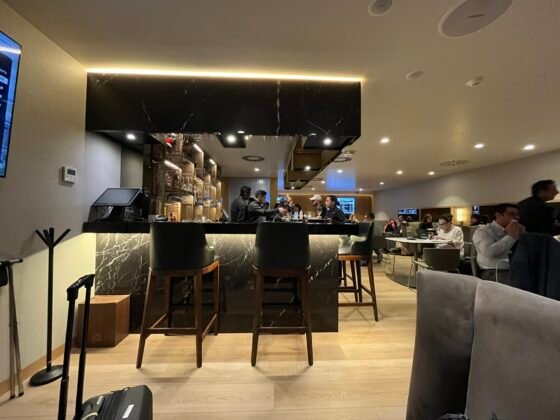 Centurion Lounge Mexico City Bar area