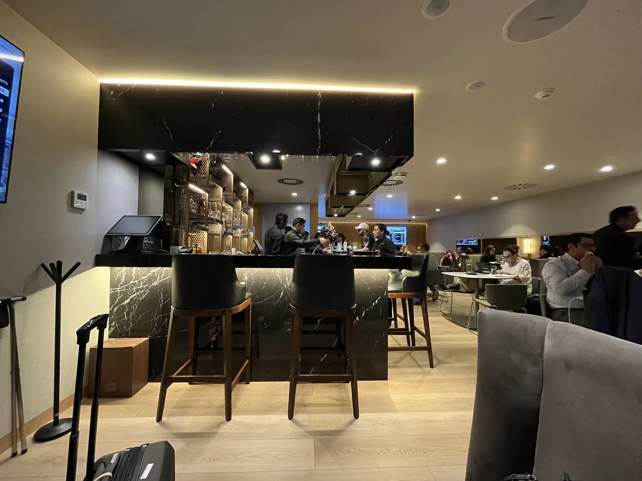 Centurion Lounge Mexico City Bar area