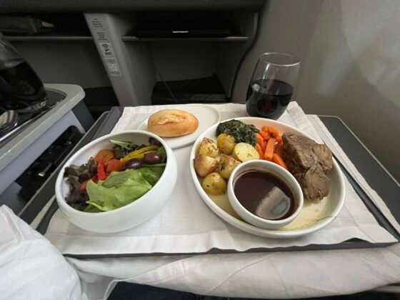 Aeromexico business class beef ribs