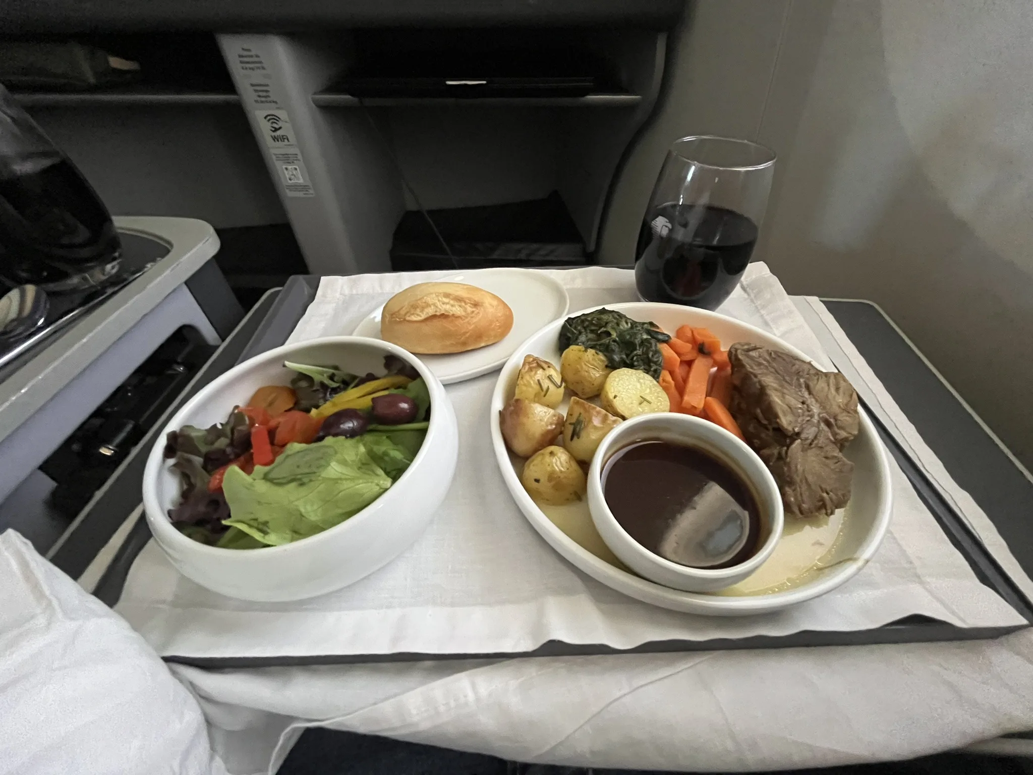 Aeromexico business class beef ribs