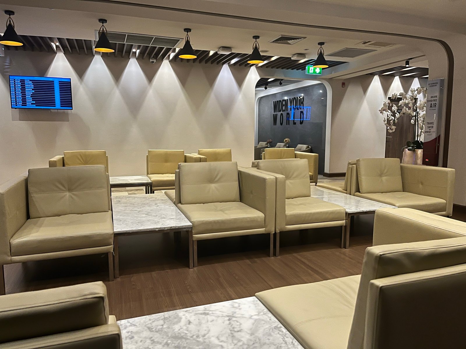 Cream Armchair Seating Area