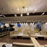 Turkish Airlines lounge Bangkok bar and seating area