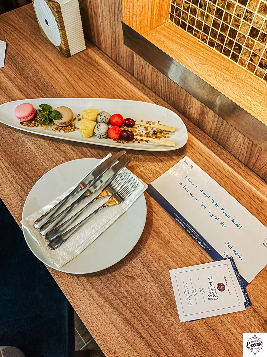 Novotel Platinum Welcome Gift