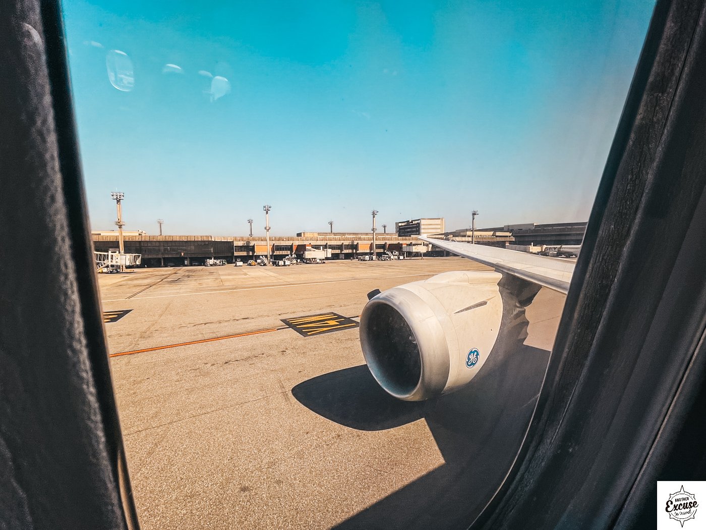 Aeromexico 787-8 view from window - Sao Paulo