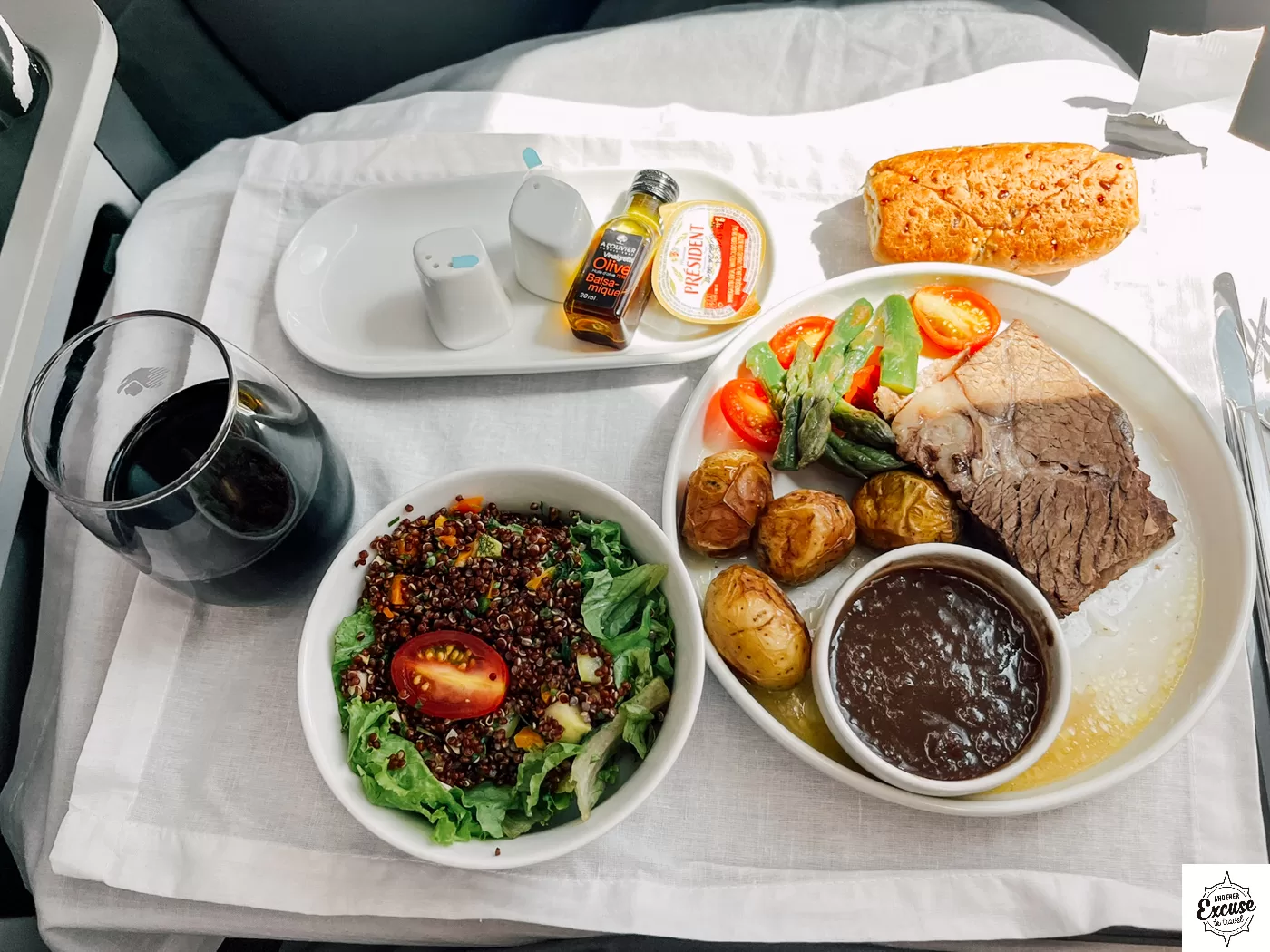 Aeromexico Business Class Meal Braised Beef