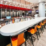 Aeromexico Terraza Premier Heineken Bar Area