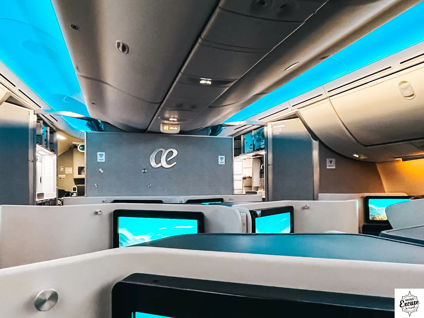 Air Europa 787-9 business class cabin