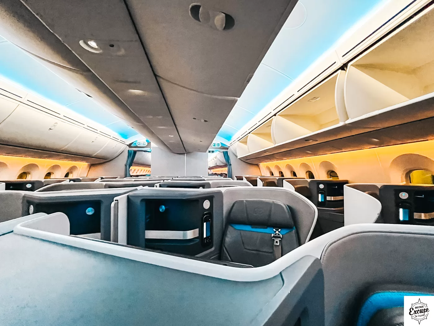 Air Europa 787-9 business class cabin