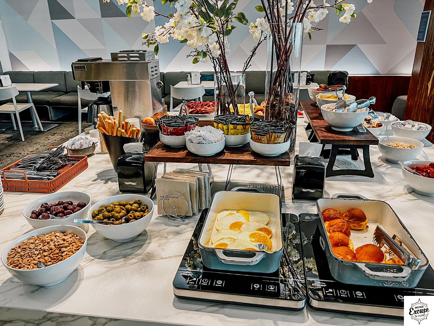 Centurion Lounge Buenos Aires Breakfast food.