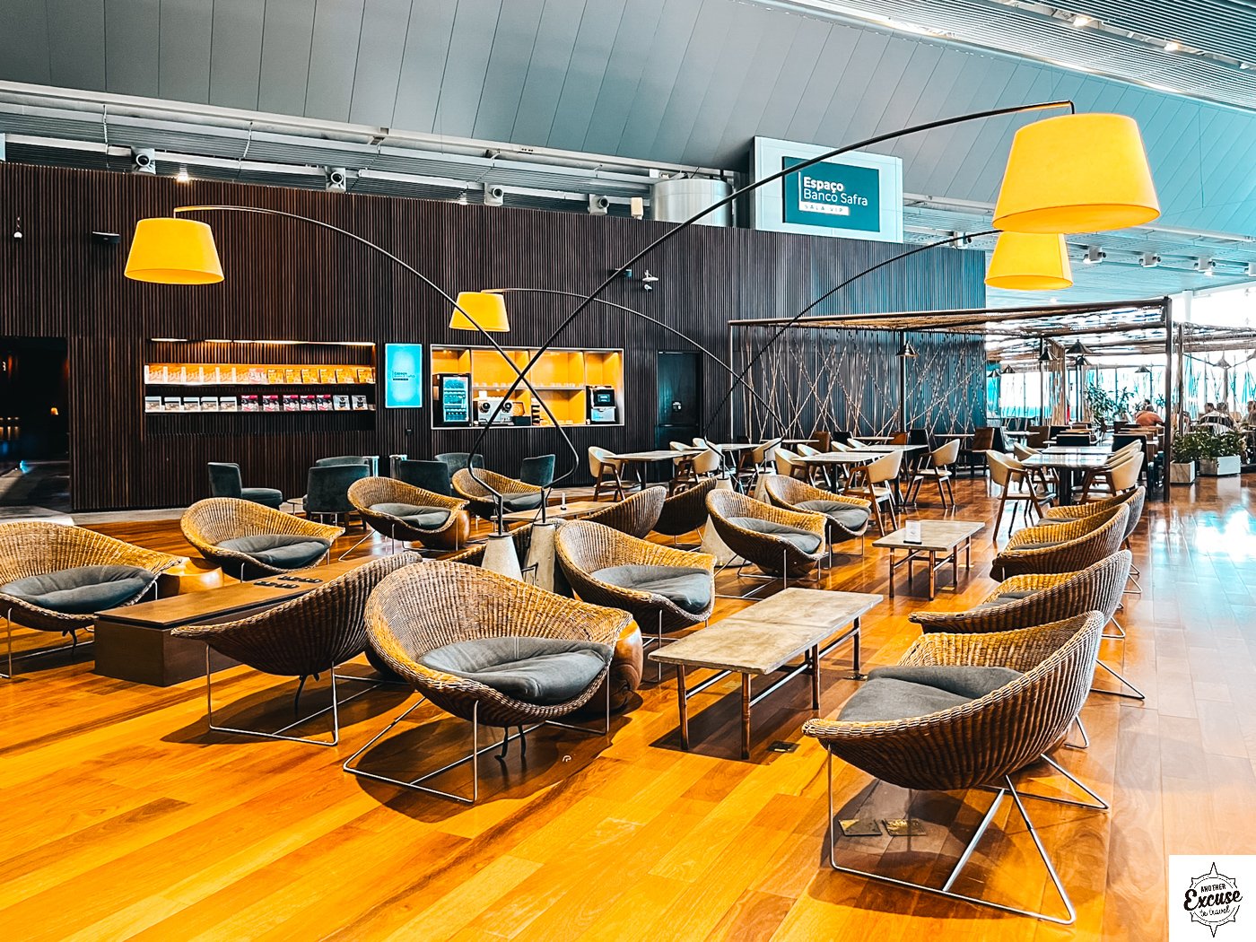 Airport lounge seating area
