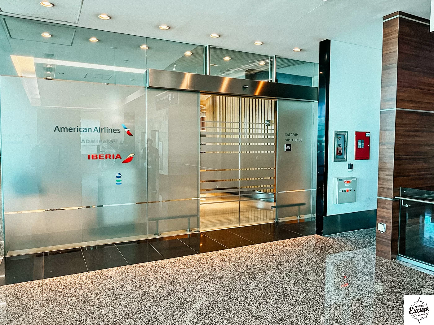 American Airlines Iberia Lounge Buenos Aires Entrance