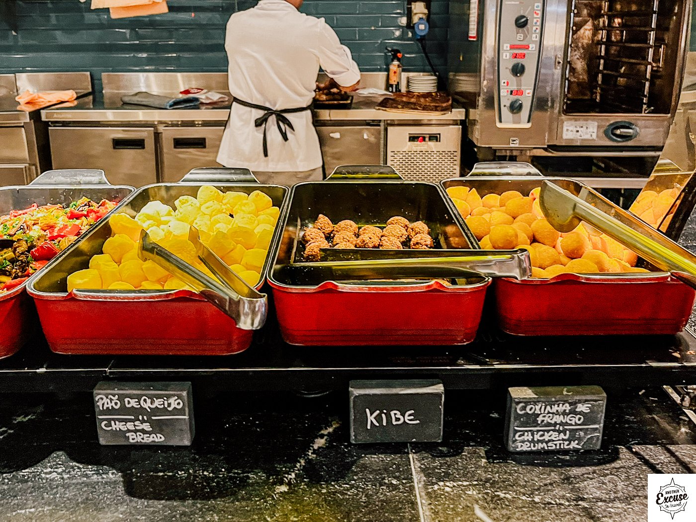Hot food at Plaza Premium Lounge Rio