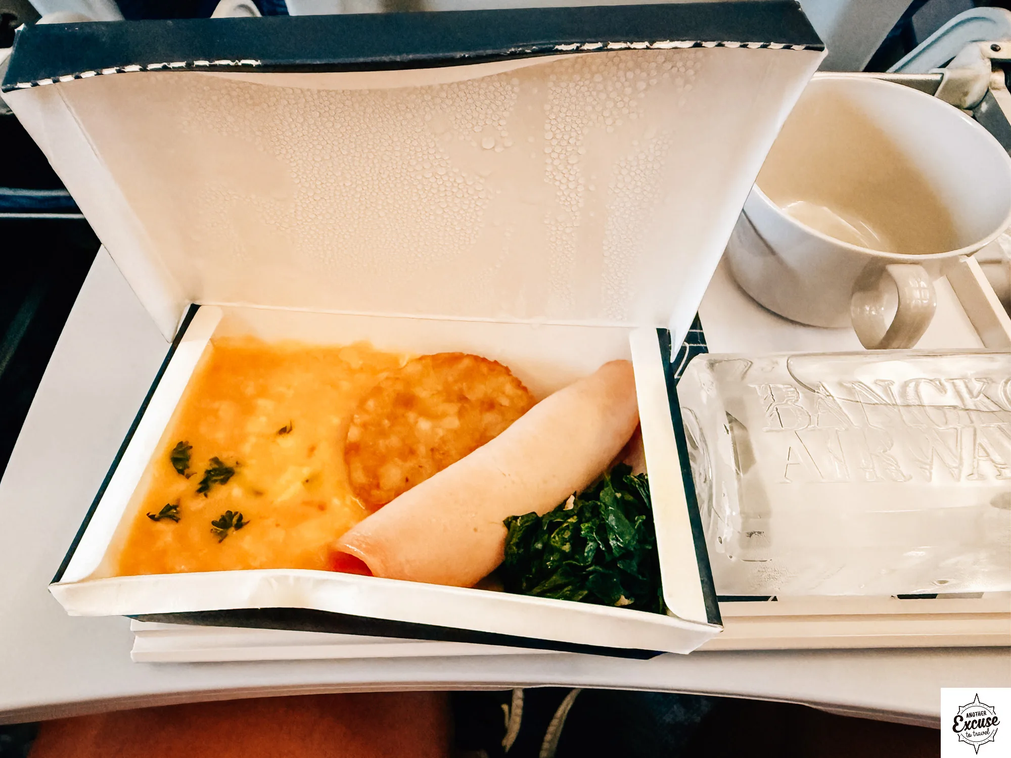 Bangkok Airways Economy hot breakfast
