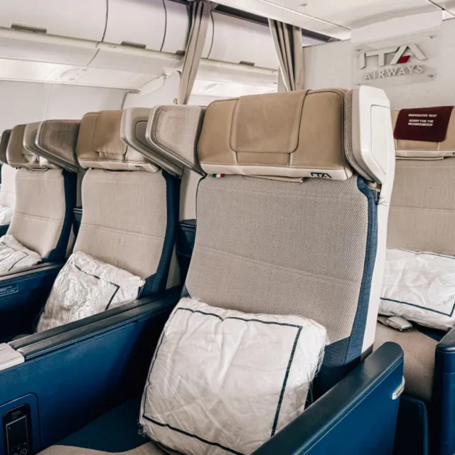 ITA Airways Premium Economy: Rome to Bangkok. 🇮🇹→🇹🇭12+ hours in the air. Did the upgrade deliver?I tested the seats, food, service, and everything in between. Full breakdown is live.👉 Link in bio for the complete review + photos!Which long-haul airline has impressed you most? Tell me below! 👇#ITAairways #PremiumEconomy #FlightReview #Bangkok #Rome #TravelBlogger #LongHaul #TravelGram #AnotherExcuseToTravel #AirportLife